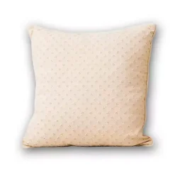 Pillows>Kirklands Home Tan Pin Point Pillow Ivory