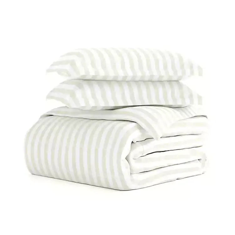 Kirklands Home Tan Rugged Stripe 2-pc. Twin Duvet Cover Set Discount