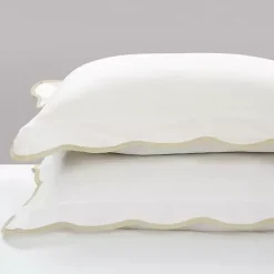 Kirklands Home Tan Scalloped Edge 3-pc. Full/Queen Comforter Set Best