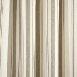 Kirklands Home Stripe Farmhouse Curtain Panel Set, 95 in. Tan Discount