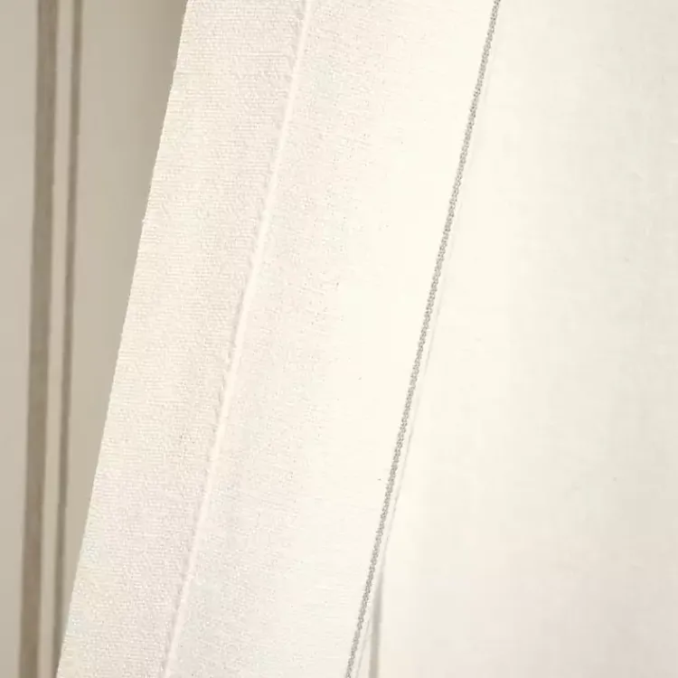 Kirklands Home Stripe Farmhouse Curtain Panel Set, 95 in. Tan Discount