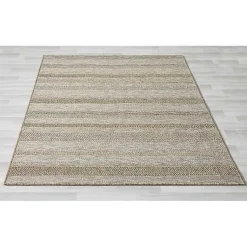 Kirklands Home Striped Indoor/Outdoor Area Rug, 7x9 Tan