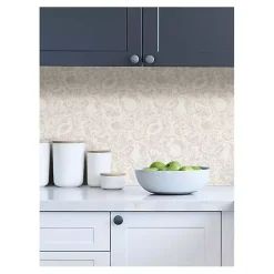 Kirklands Home Tan Terrene Peel and Stick Wallpaper Outlet