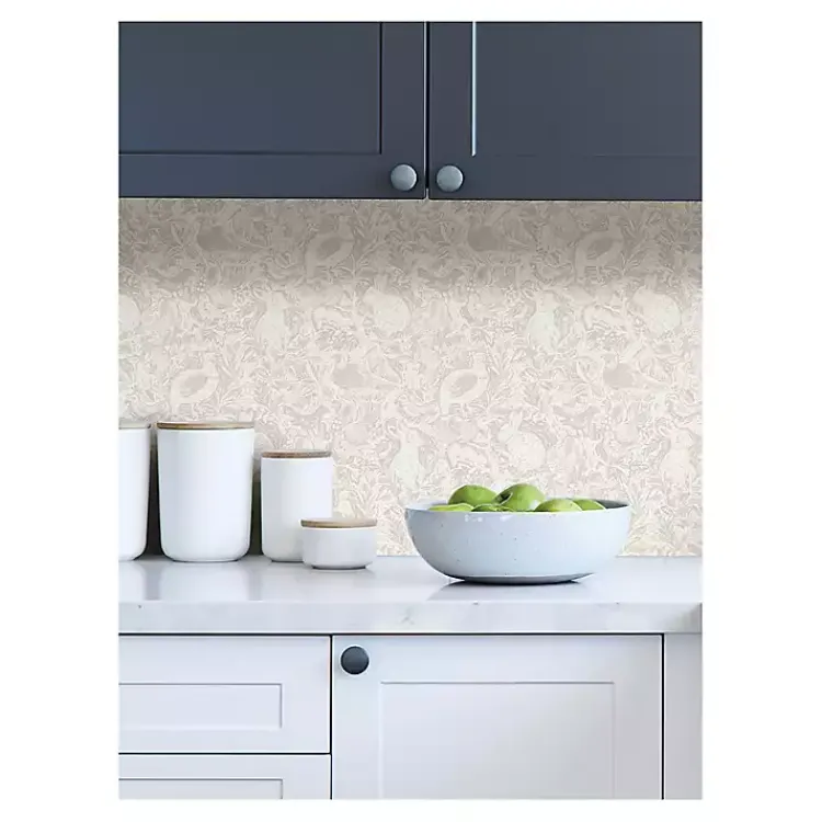 Kirklands Home Tan Terrene Peel and Stick Wallpaper Outlet
