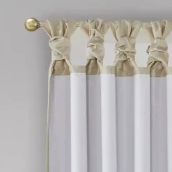 Kirklands Home Total Blackout Curtain Panel, 84 in. Tan Sale