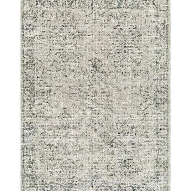 Kirklands Home Traditional Calhoun Washable Area Rug, 5x7 Tan New