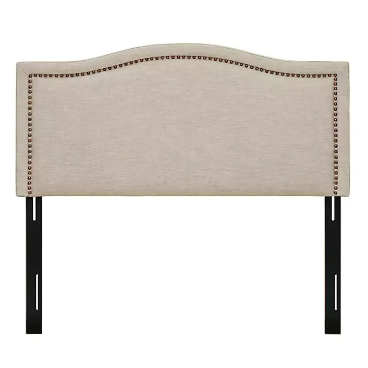 Kirklands Home Upholstered Augusta King Headboard Tan Best