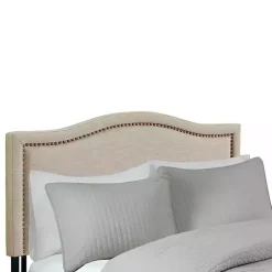 Kirklands Home Upholstered Augusta Queen Headboard Tan Best