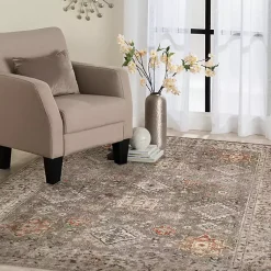 Kirklands Home Vintage Remi Area Rug, 7x9 Tan Outlet