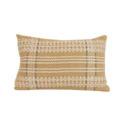 Pillows>Kirklands Home Tan Woven Geo Diamond Indoor/Outdoor Pillow