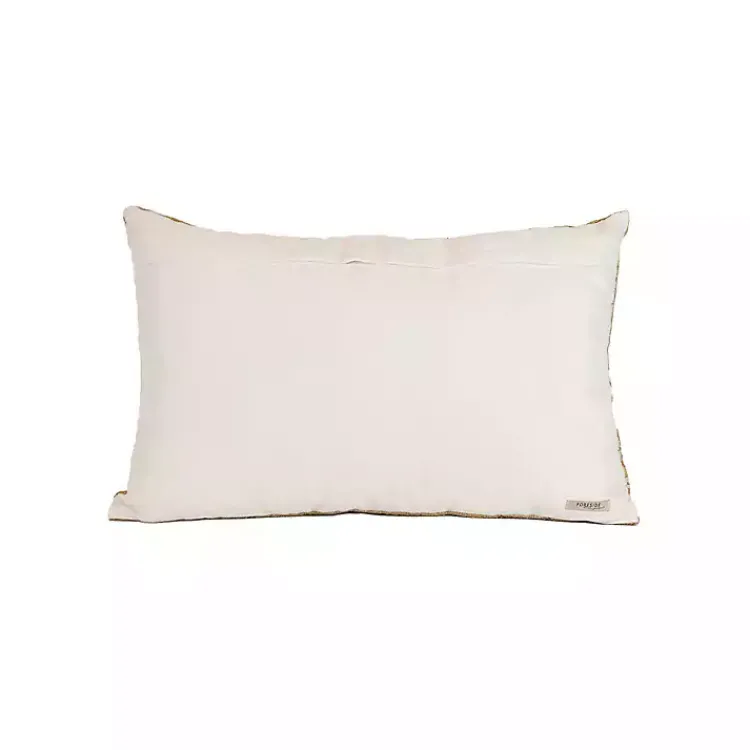 Pillows>Kirklands Home Tan Woven Geo Diamond Indoor/Outdoor Pillow
