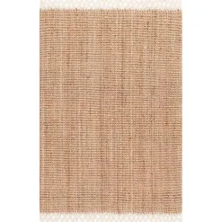 Kirklands Home Woven Reese Area Rug, 5x8 Tan Discount