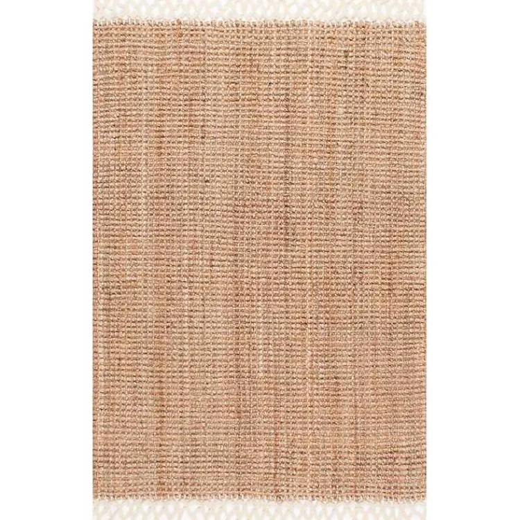 Kirklands Home Woven Reese Area Rug, 5x8 Tan Discount