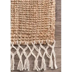 Kirklands Home Woven Reese Area Rug, 5x8 Tan Discount