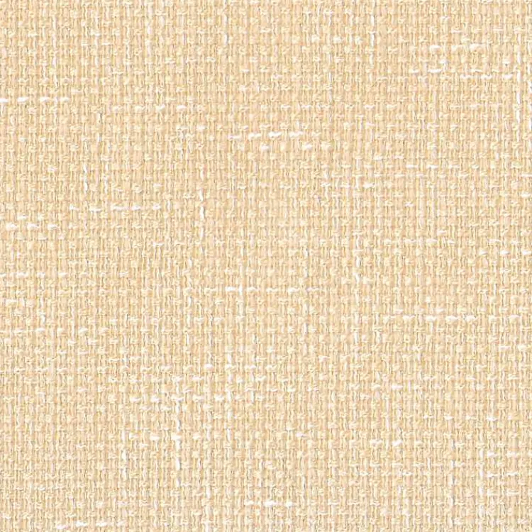 Kirklands Home Woven Upholstered Tufted Storage Ottoman Tan Clearance