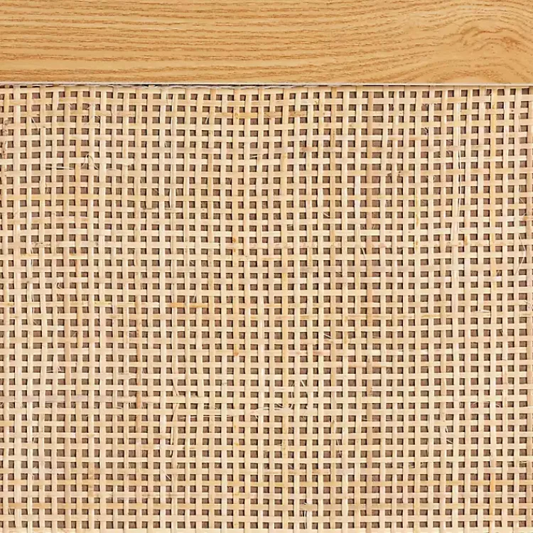 Kirklands Home Tara Two-Tone Espresso Rattan Cabinet Discount