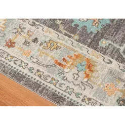 Kirklands Home Taupe Bohemian Area Rug, 5x8 Gray Hot