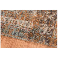 Kirklands Home Taupe Eaton Transitional Area Rug, 8x10 New