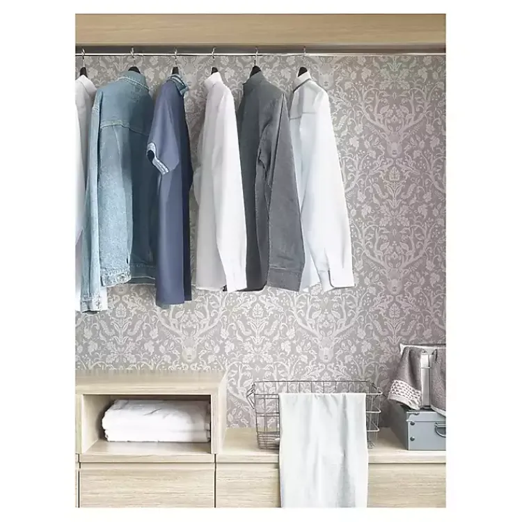 Kirklands Home Taupe Escape to the Forest Peel & Stick Wallpaper