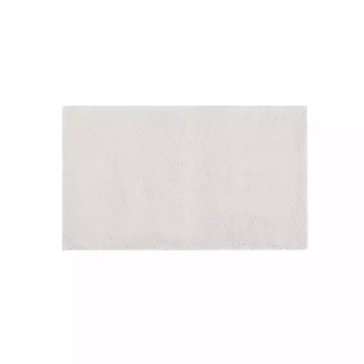 Kirklands Home Taupe High Pile Marshmallow Bath Mat, 40 in. Ivory Sale