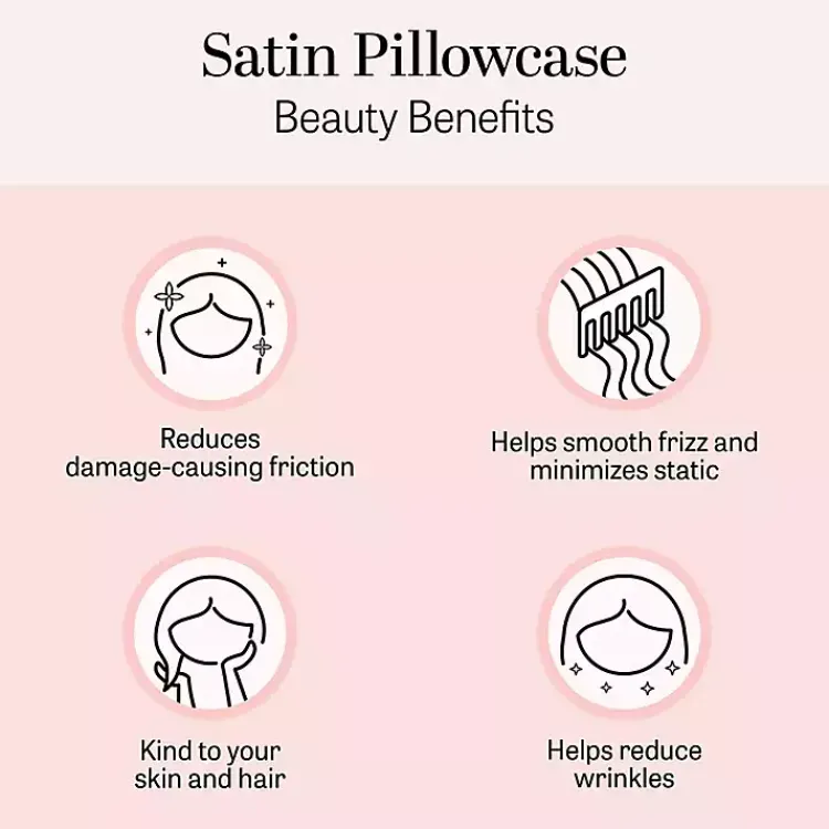 Kirklands Home Taupe Leopard Satin Standard 2-pc. Pillow Case Set Best