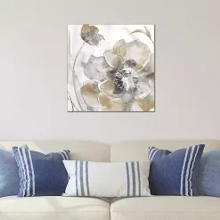 Kirklands Home Taupe Spring Poppy Canvas Art Print Best