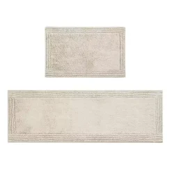 Kirklands Home Taupe Tufted Reversible Cotton Bath Mat, 34 in. Tan Sale