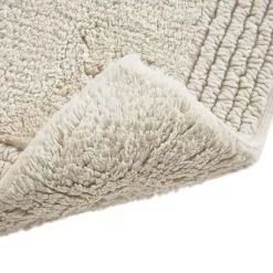 Kirklands Home Taupe Tufted Reversible Cotton Bath Mat, 34 in. Tan Sale