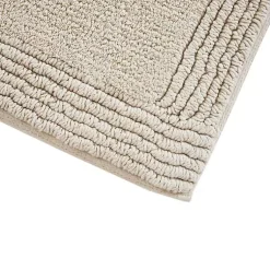 Kirklands Home Taupe Tufted Reversible Cotton Bath Mat, 72 in. Tan Discount