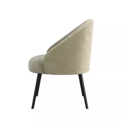 Kirklands Home Taupe Velvet Modern Accent Chair Tan Online