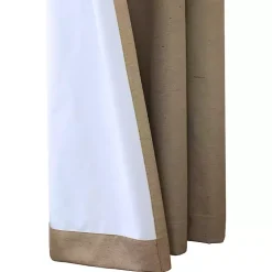 Kirklands Home Taupe Ventura Blackout Curtain Panel, 63 in. Tan Clearance