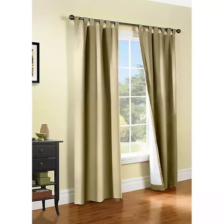 Kirklands Home Taupe Weathermate Blackout Cur Panel, 84 in. Tan Clearance