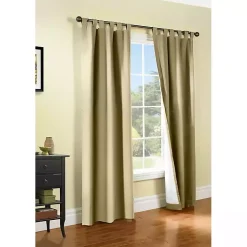 Kirklands Home Taupe Weathermate Blackout Curtain Panel, 95 in. Tan