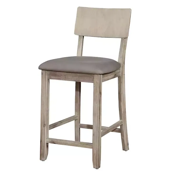Kirklands Home Taylor Wash Counter Stool Gray Sale