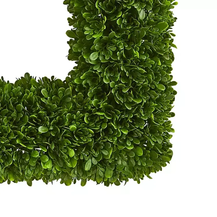 Wreaths>Kirklands Home Tea Leaf Square Wreath Green