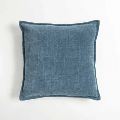 Pillows>Kirklands Home Teal Chenille Throw Pillow Blue