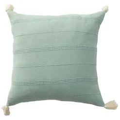 Pillows>Kirklands Home Teal Dobby Loomed Pillow Blue