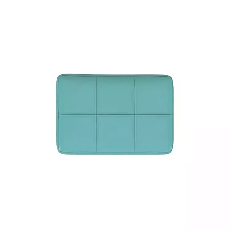 Kirklands Home Teal Faux Leather Claridge Bar Stool Blue Online