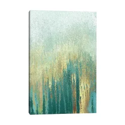 Kirklands Home Teal Golden Woods Canvas Art Print Best