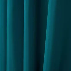 Kirklands Home Teal Nicole Outdoor Curtain Panel Set, 96 in. Blue Sale
