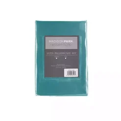 Kirklands Home Teal Satin Standard 2-pc. Pillow Case Set Blue Outlet