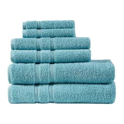 Kirklands Home Teal Turkish Cotton 6-pc. Towel Set Blue Best