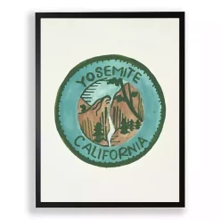 Kirklands Home Teal Yosemite Framed Art Print Sale