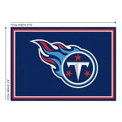 Kirklands Home Tennessee Titans Area Rug, 3x4 Blue Discount