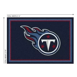 Kirklands Home Tennessee Titans Area Rug, 4x6 Blue Outlet