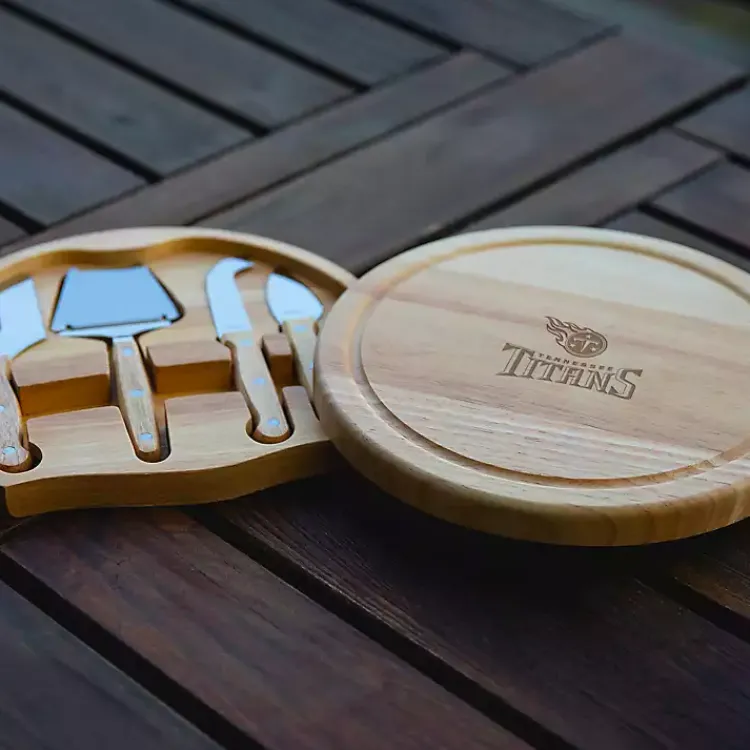 Kirklands Home Tennessee Tis Cheese Board and Tool Set Tan Clearance