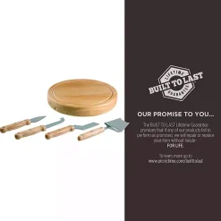 Kirklands Home Tennessee Tis Cheese Board and Tool Set Tan Clearance