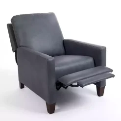 Kirklands Home Teramo Steel Recliner Blue Sale