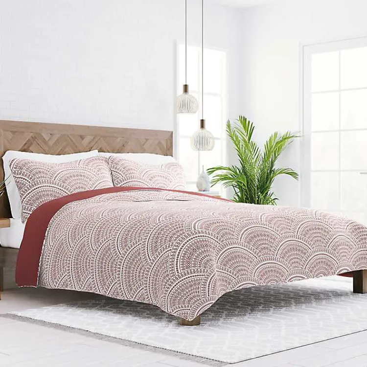 Kirklands Home Terra Scalloped Reversible 3-pc. Queen Quilt Set Discount