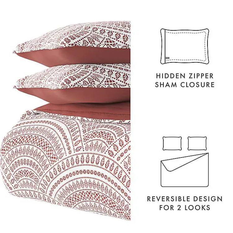 Kirklands Home Terra Scalloped Reversible 3-pc. Queen Quilt Set Discount